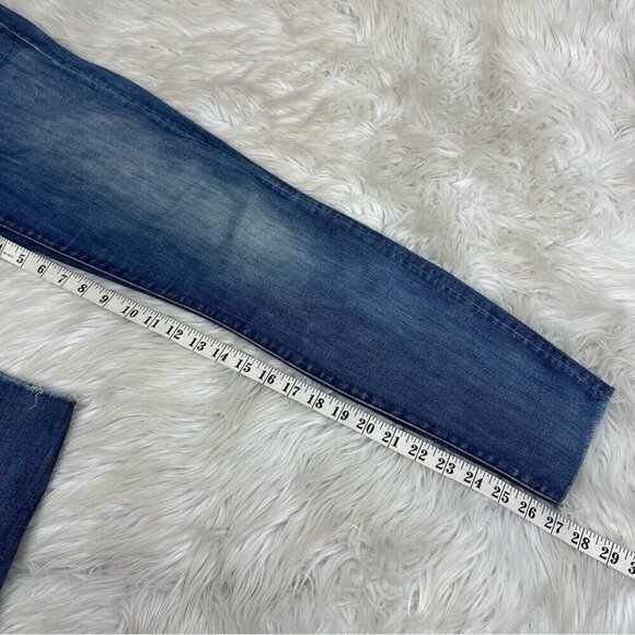 Mother‎ Women's High Waisted Looker Ankle Fray Not Rough Enough Jeans W28/L27 - Picture 10 of 11